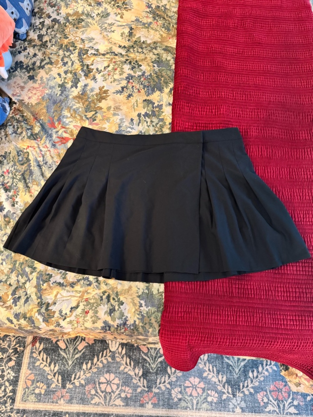 ASOS Curve kilt mini skirt